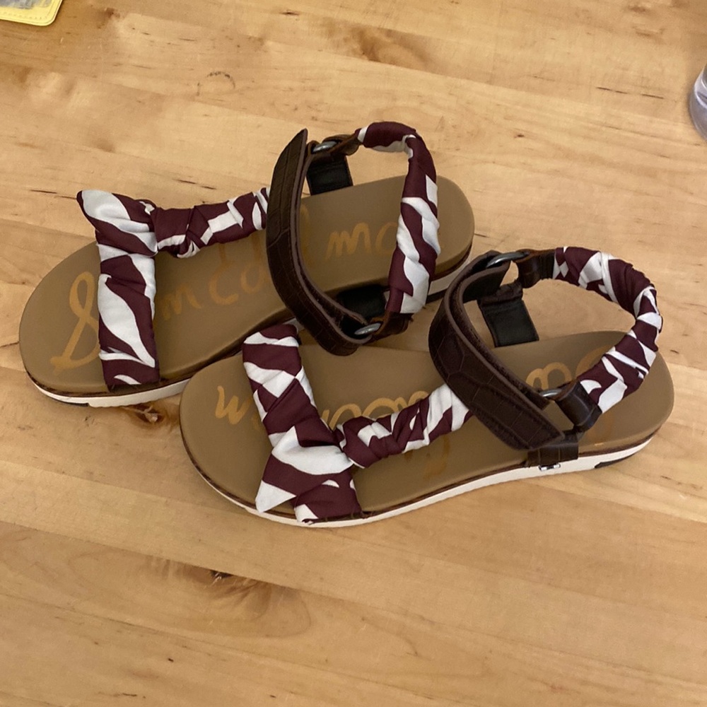 Like New Women's Sam Edelman Ashie Ankle Strap Sandals size 7.5M